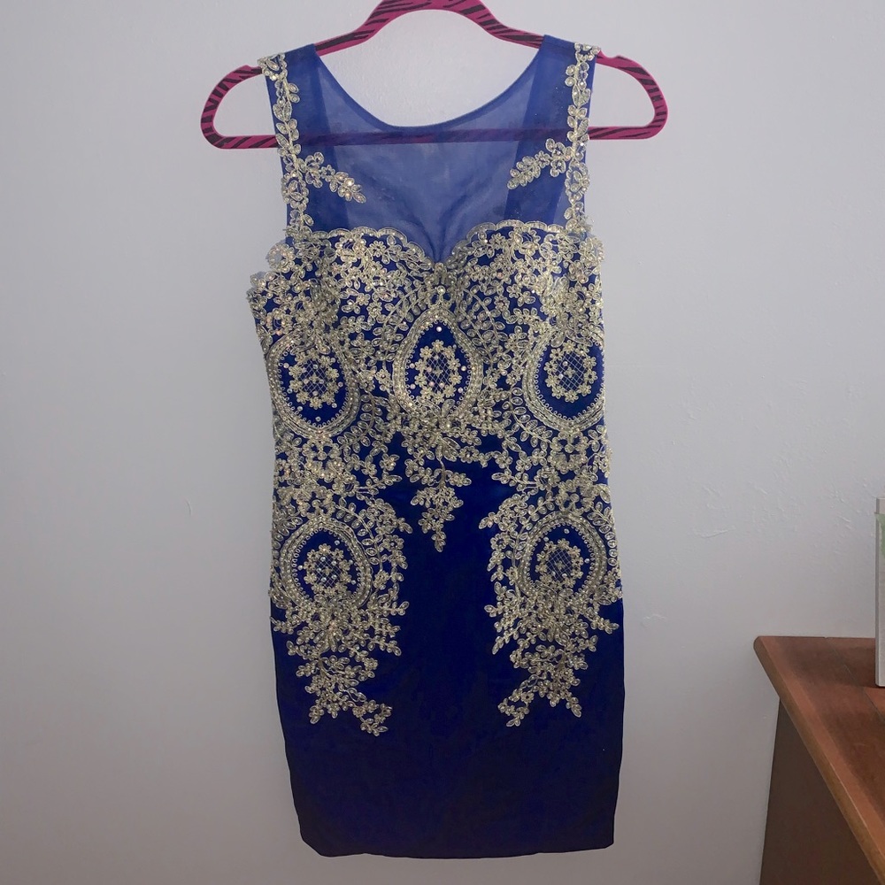 Anny Lee blue dress size medium